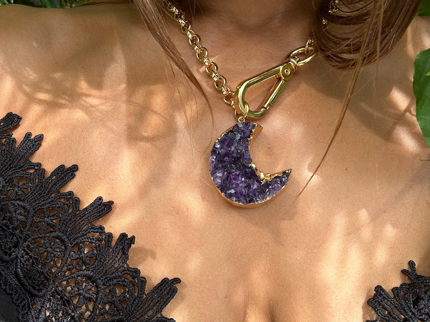 La Lune Amethyst Necklace