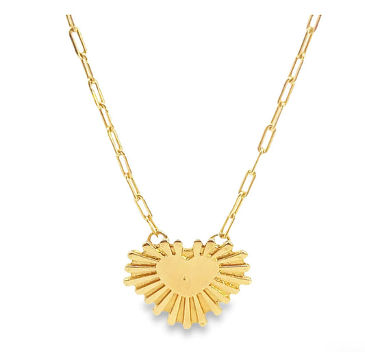 Heart Burst Love Necklace