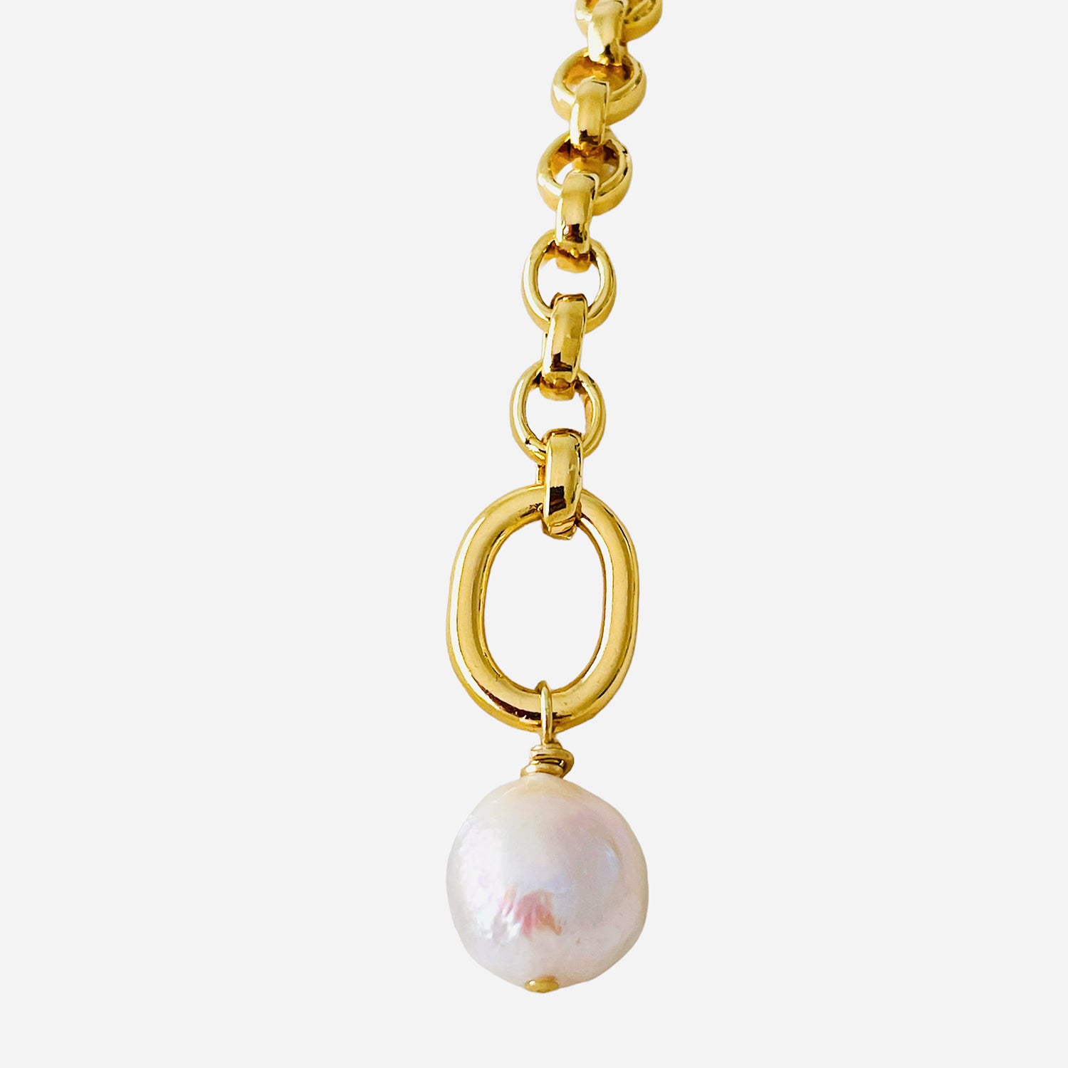 Moonlit Sonata: The Lariat Necklace with Celestial Pearl Droplet